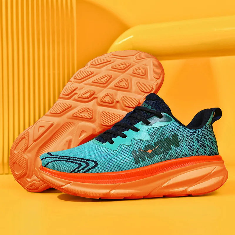 Men's Sports Shoes Thick Sole Running Shoes Breathable High Quality Soft Sole Outdoor Sports Leisure Mesh Women's Running Shoes