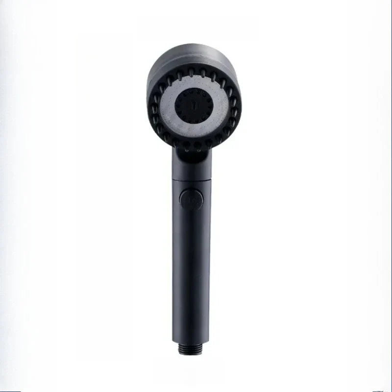 3-Mode Adjustable High Pressurized Filter Shower Head with Massage Brush Rain Faucet - Bathroom Shower Accessories