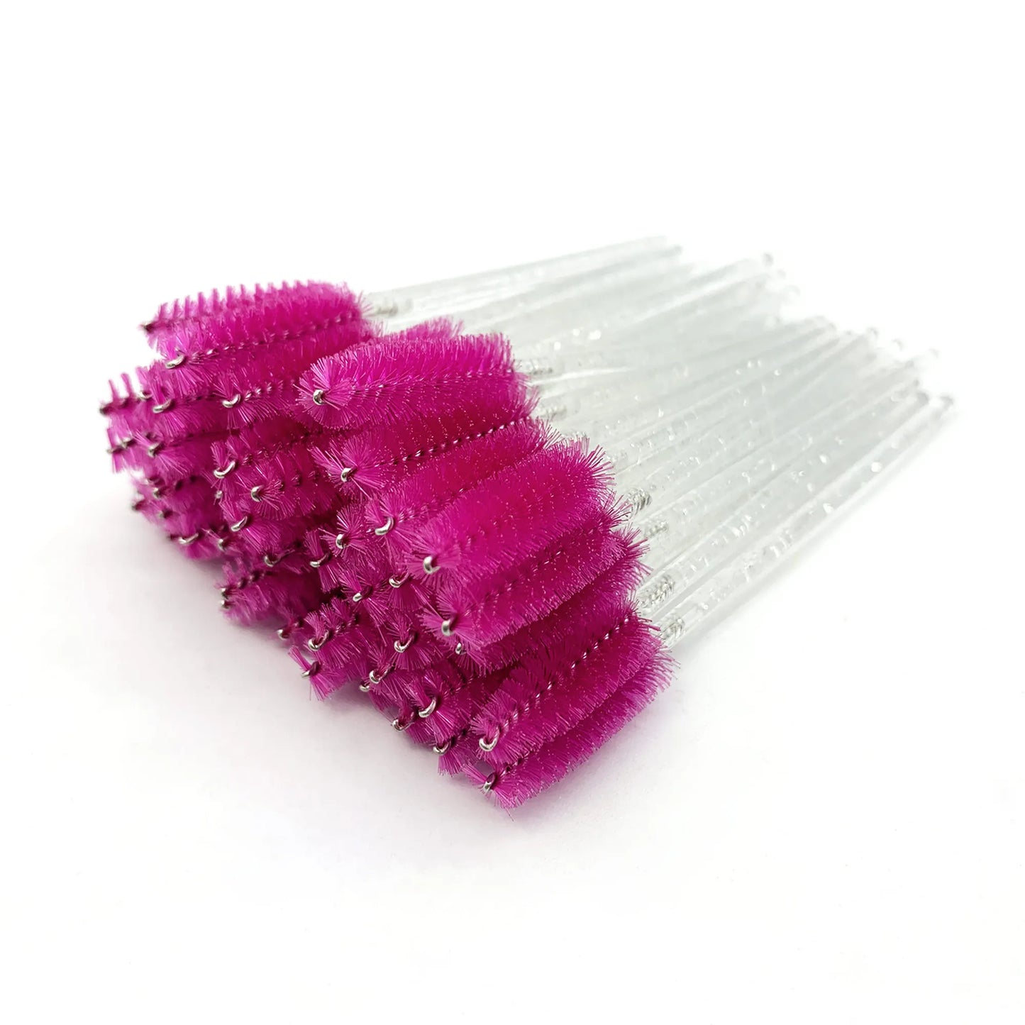 Disposable Eyelashes Brushes Crystal Diamond Handle Lash Brush Eyebrow Mascara Wands Eyelash Extension Supplies Makeup Tools