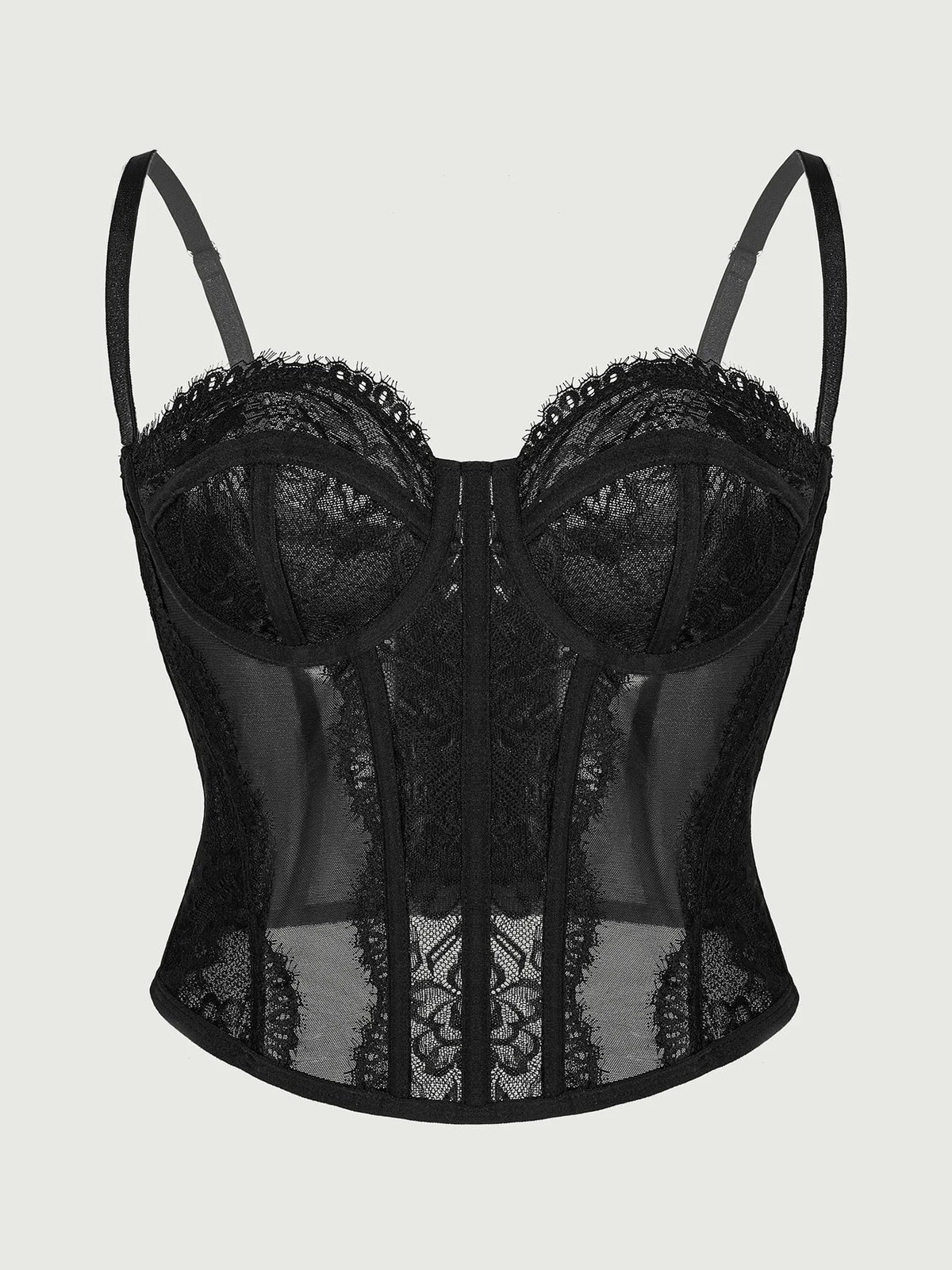 Sexy Lace Fishbone Corset Waist Cincher Casaul Style Tight Camisole Vest Outerwear For Women Backless Sleeveless Charming NPNV