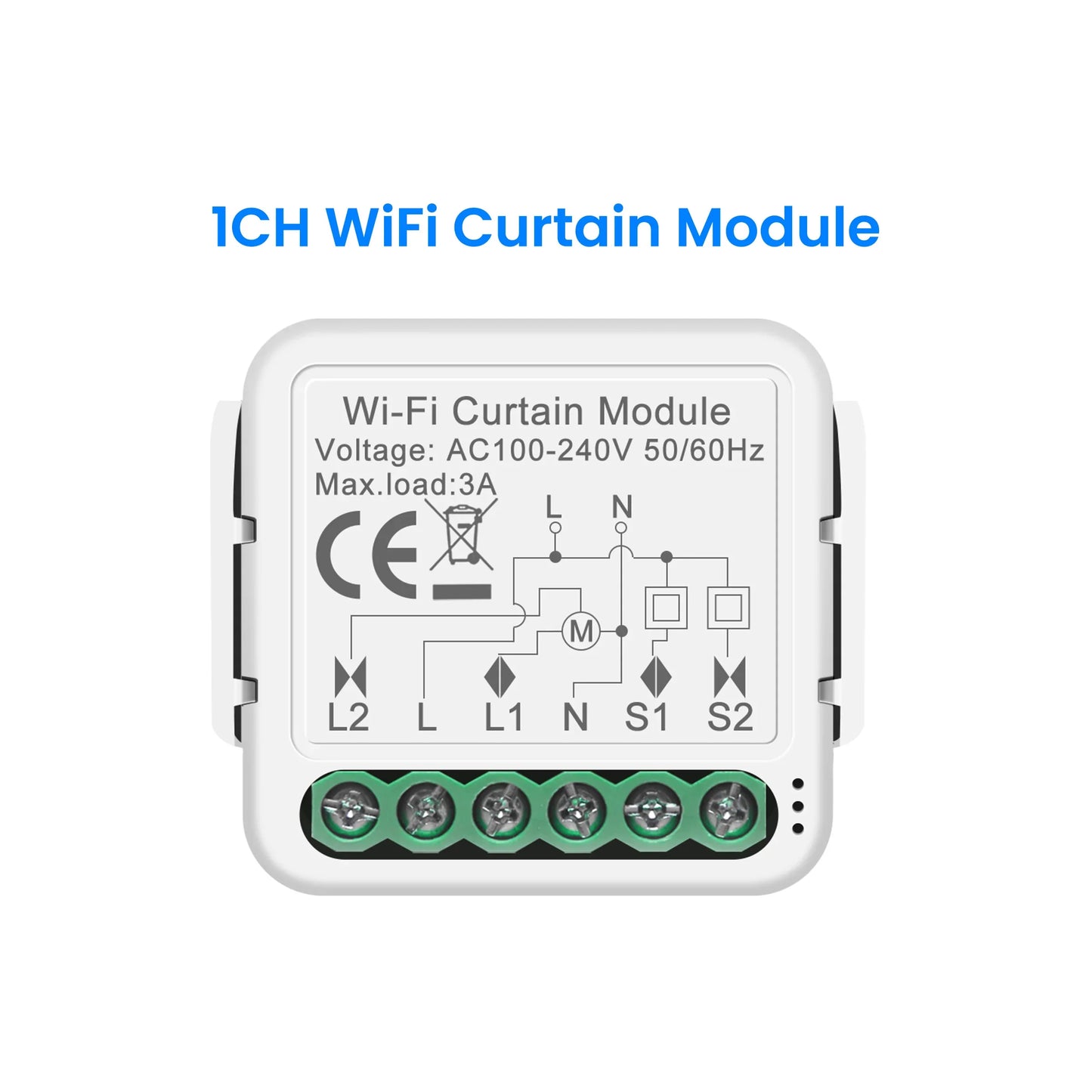 GIRIER Tuya Smart ZigBee/Wi-Fi RF433 Curtain Switch Module for Electric Roller Shutter Blind Motor 1/2CH Works Alexa Hey Google