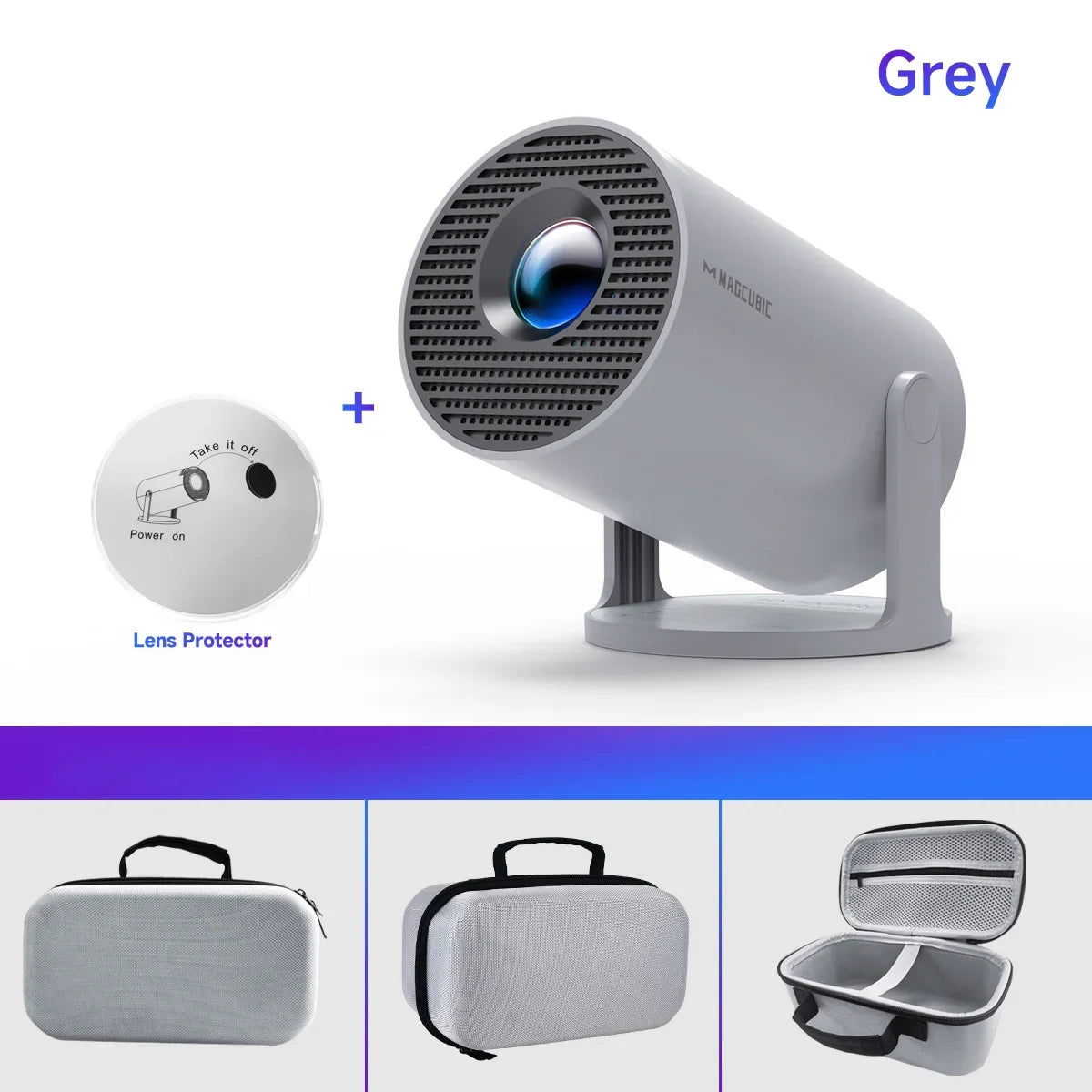 Magcubic Projector HY300 Pro 8K Android 14 Dual Wifi6 290ANSI Allwinner H726 BT5.4 1080P 1280*720P Home Cinema Outdoor Projetor