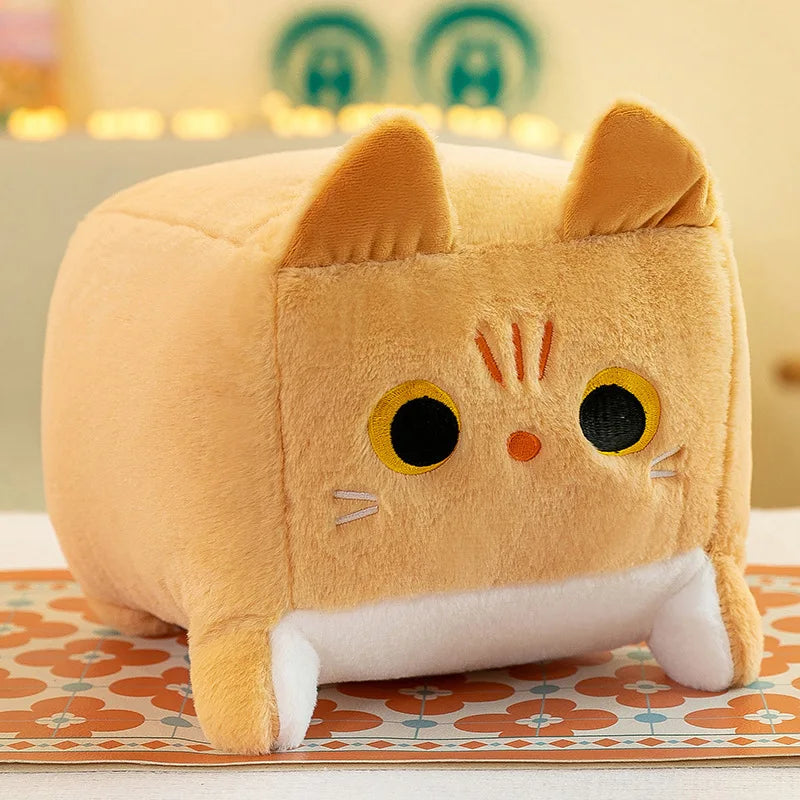 Peluche Kawaii Neko Cuadrado