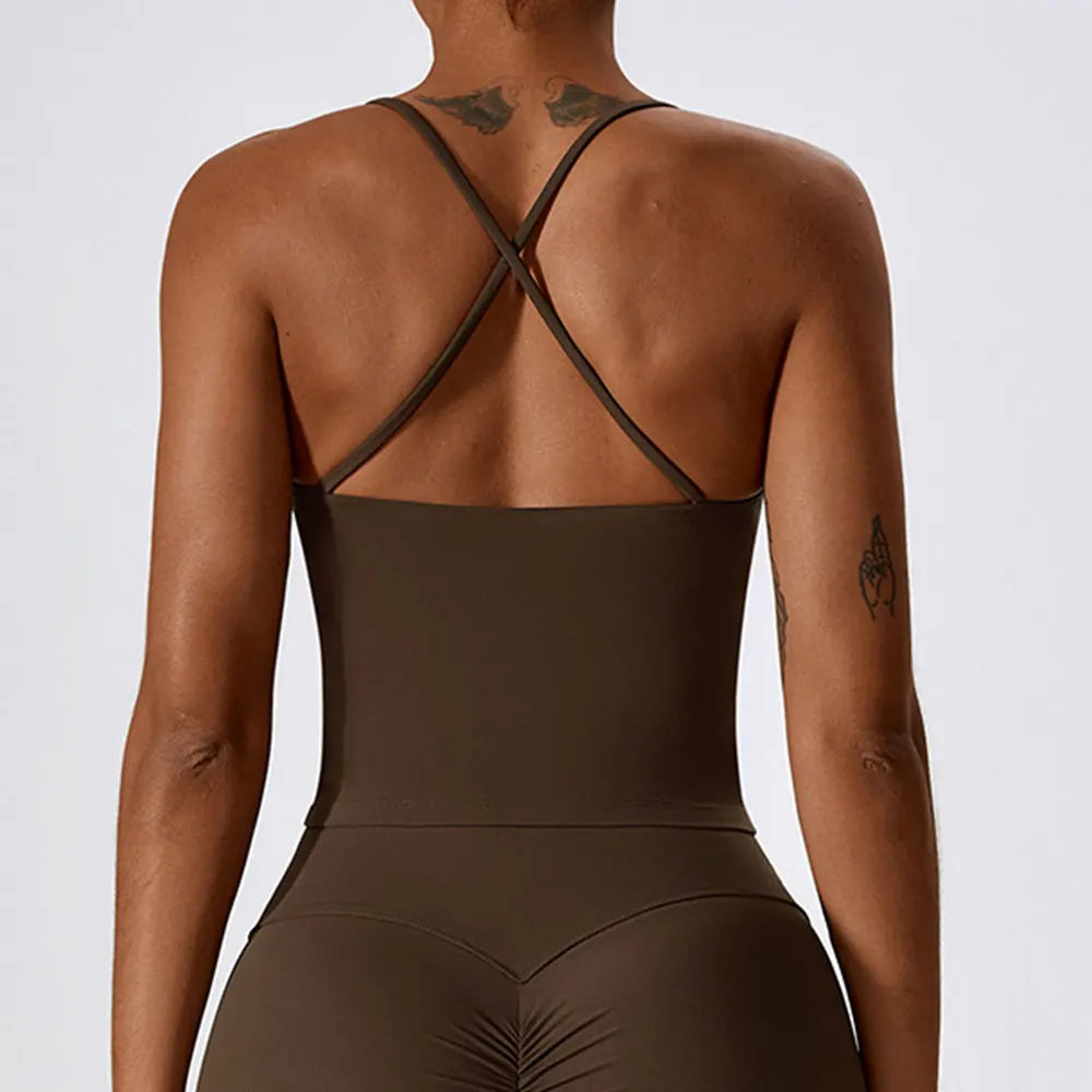 Sujetador deportivo de yoga AirFlow para mujer