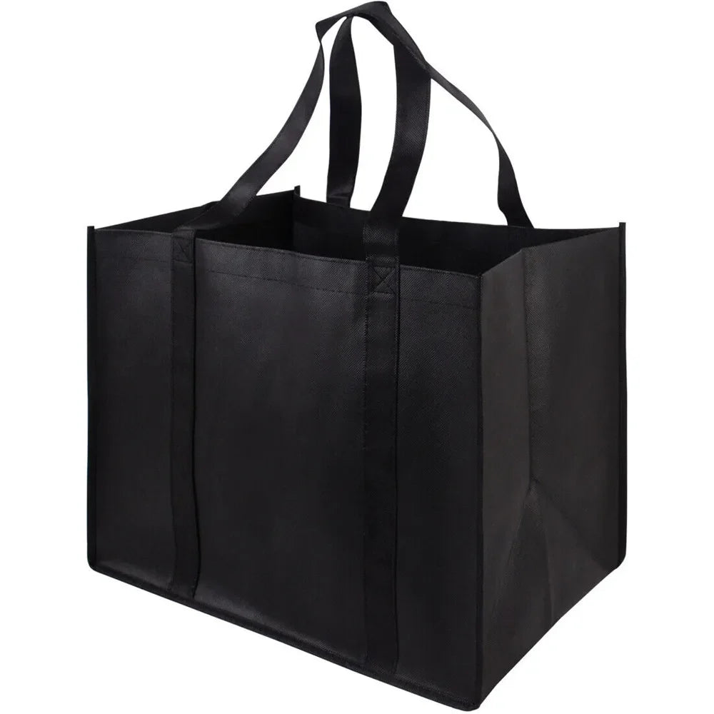 Camping Picnic Bag Foldable Portable Eco-Friendly Large Capacity Reusable Grocery Heavy Duty Shopping Bags Totes Handbag