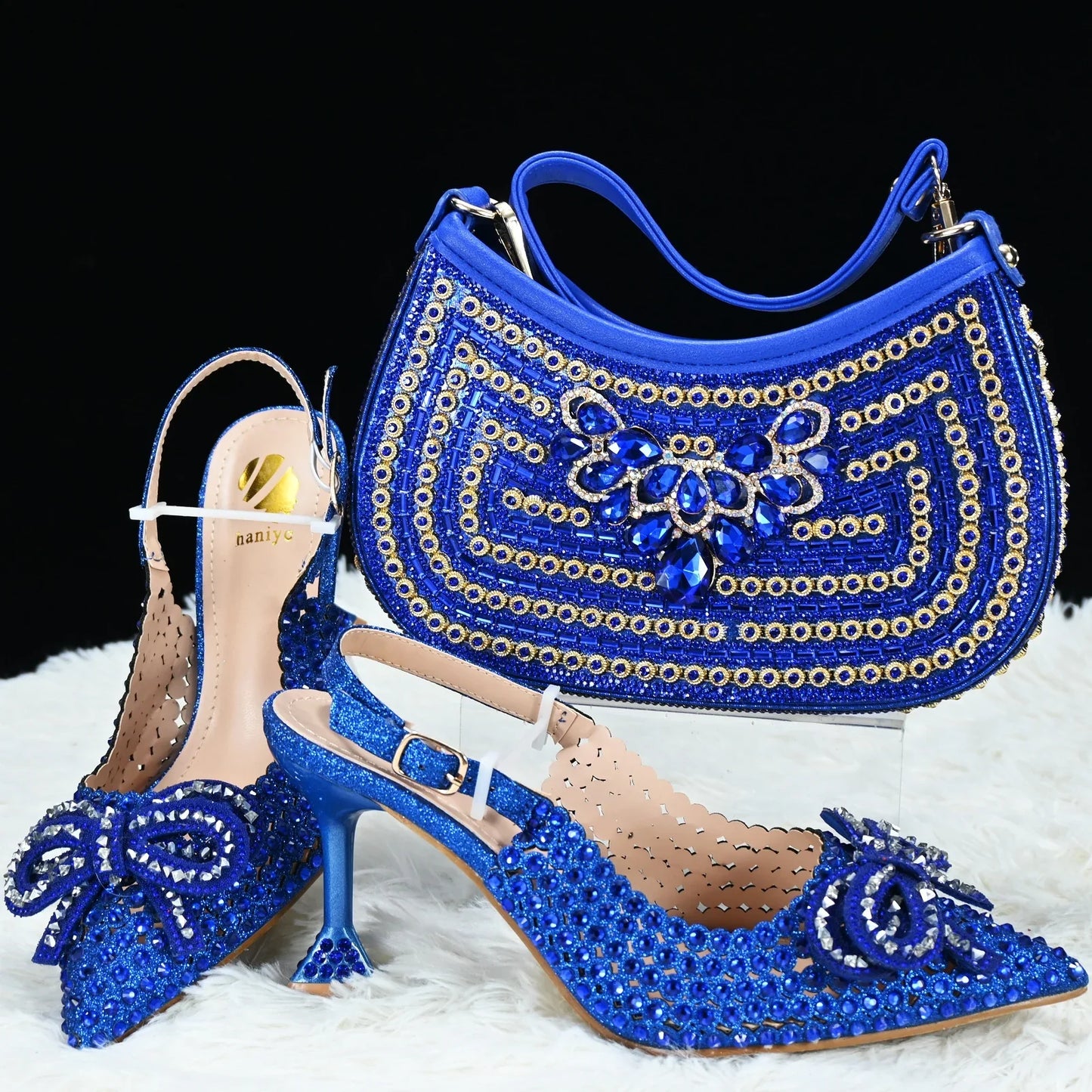 Nuevo Conjunto a Juego de Zapatos y Bolso HTG1-7
