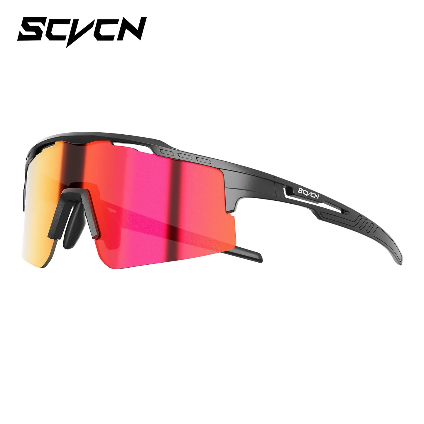 SCVCN UV400 Photochromic Outdoor Sports MTB Goggles Men Women Hiking Bike Riding Running Climbing Hydrophobic Eyewear Sunglasses