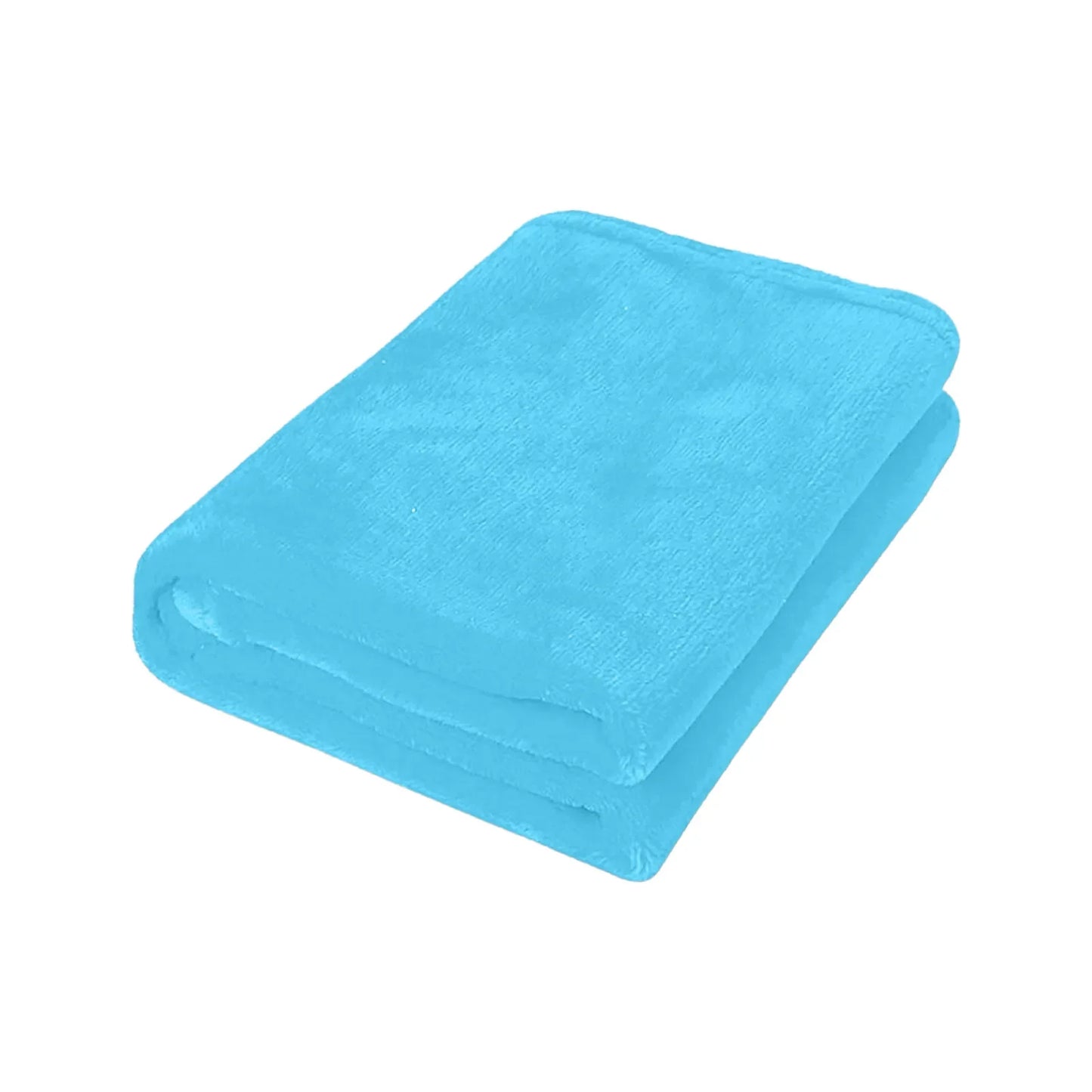 Plain Flannel Coral Blanket Small Fleece Sheet Super Warm Solid Micro Plush Fleece Blanket Throw Rug Sofa Bedding Supplies