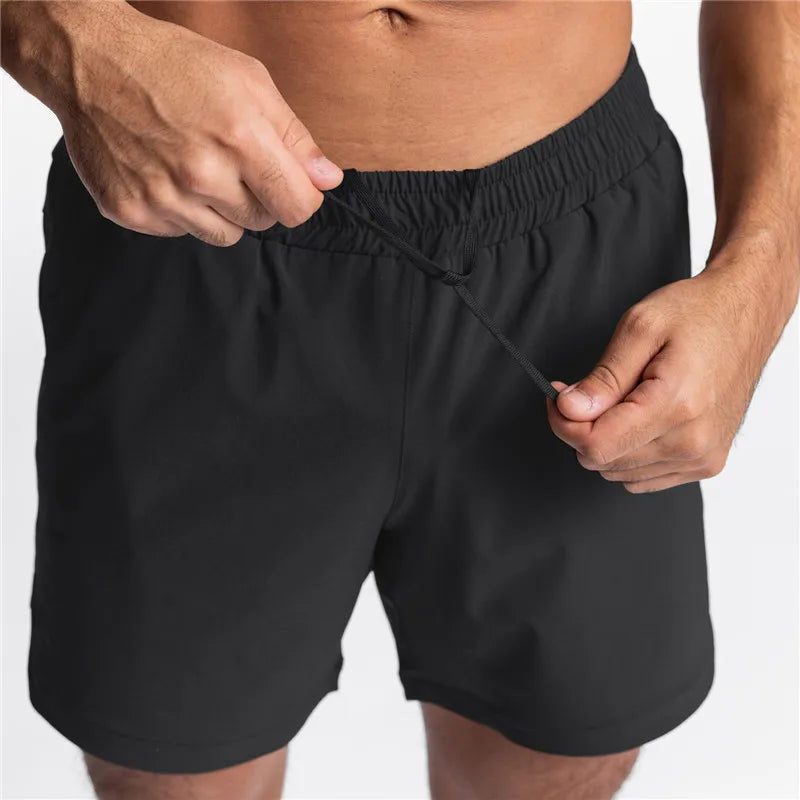 Pantalones Cortos de Correr para Hombre, Deportivos de Secado Rápido