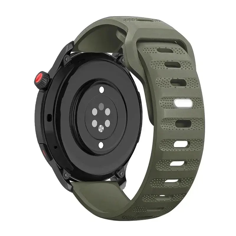 Amazfit Balance, GTR, GTS & Bip Pin-and-Tuck Silicone Band, 18 Colors