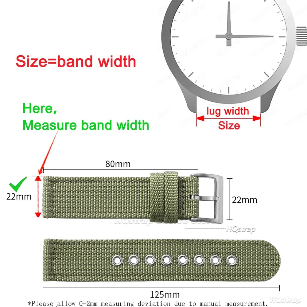 Motorola Moto Watch Nylon Canvas Band