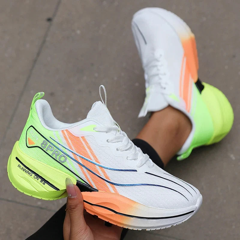 Men's Tennis Shoes Designer Fashionable Carbon Plate Sports Shoes Outdoor Soft Soled Mesh High Quality Running Shoes skateboard