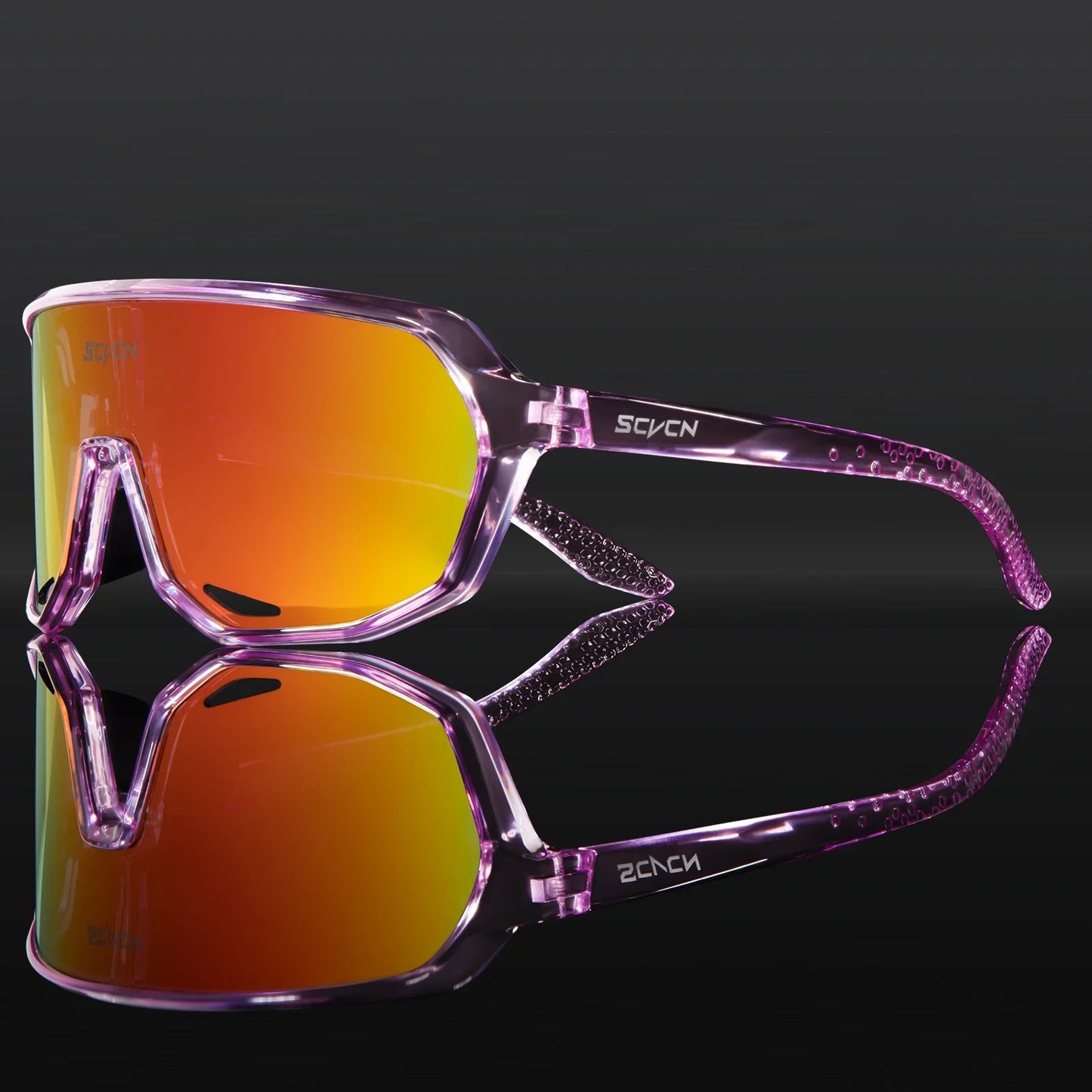 Scvcn - Photochromic Cycling Glasses for Men Bicycle Eyewear Mountain Bike Cycling Goggles UV400 MTB Road Sunglasses Women