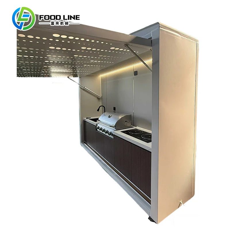 Portable Outdoor Kitchen With Large Storage Space, Ideal For Camping And Backyard BBQ Customize