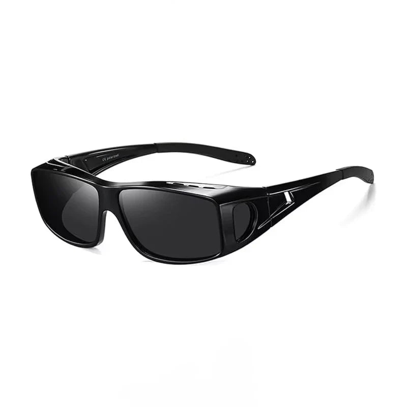 Fit Over Glasses Sunglasses for Women & Men, Stylish Design Polarized Over-Glasses UV Protection