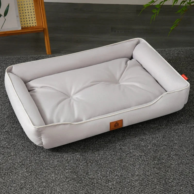 Four Seasons Paw Pet Sofa Dog Beds Waterproof Bottom Soft Fleece Warm Cat Bed House Pet Cushions for Small Medium Large Dogs