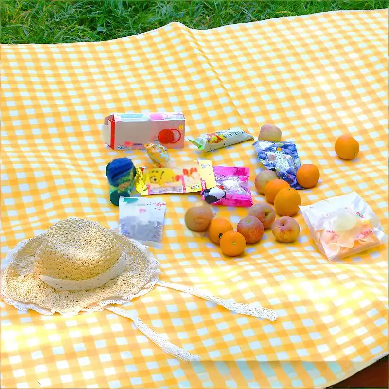 Camping Mat Waterproof Outdoor Sleeping Pad Beach Mat Picnic Blanket 2 Person Portable Foldable For Hiking Travel