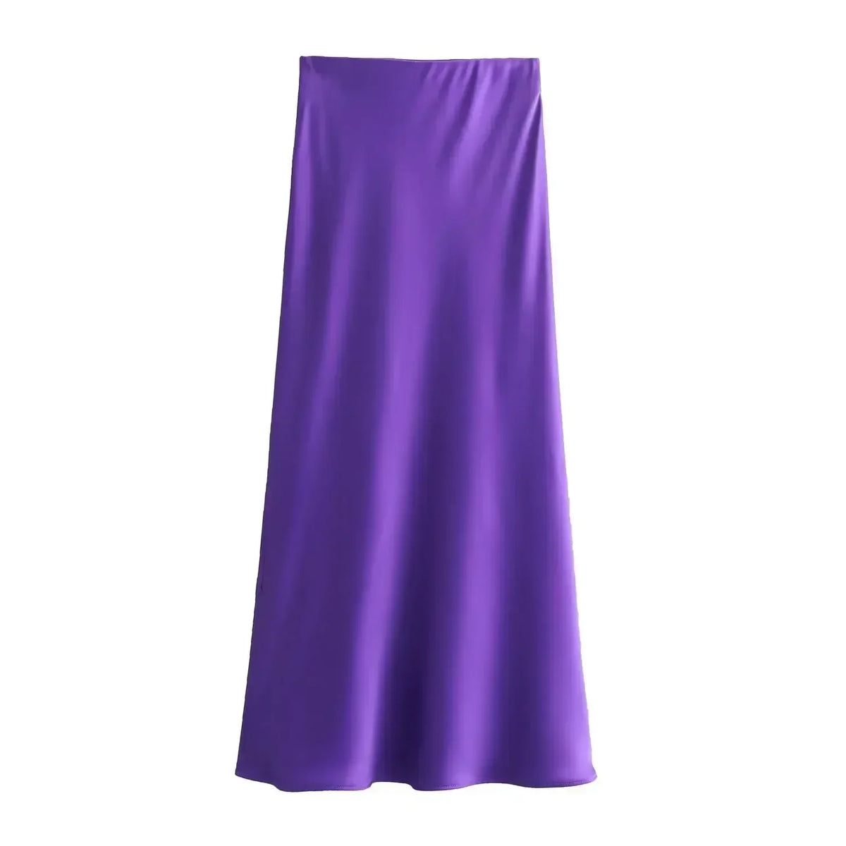 Foridol Autumn Winter Burgundy Satin Skirt Women Party Silk Skirt High Waist Straight Long Faldas Mujer Christmas Skirt