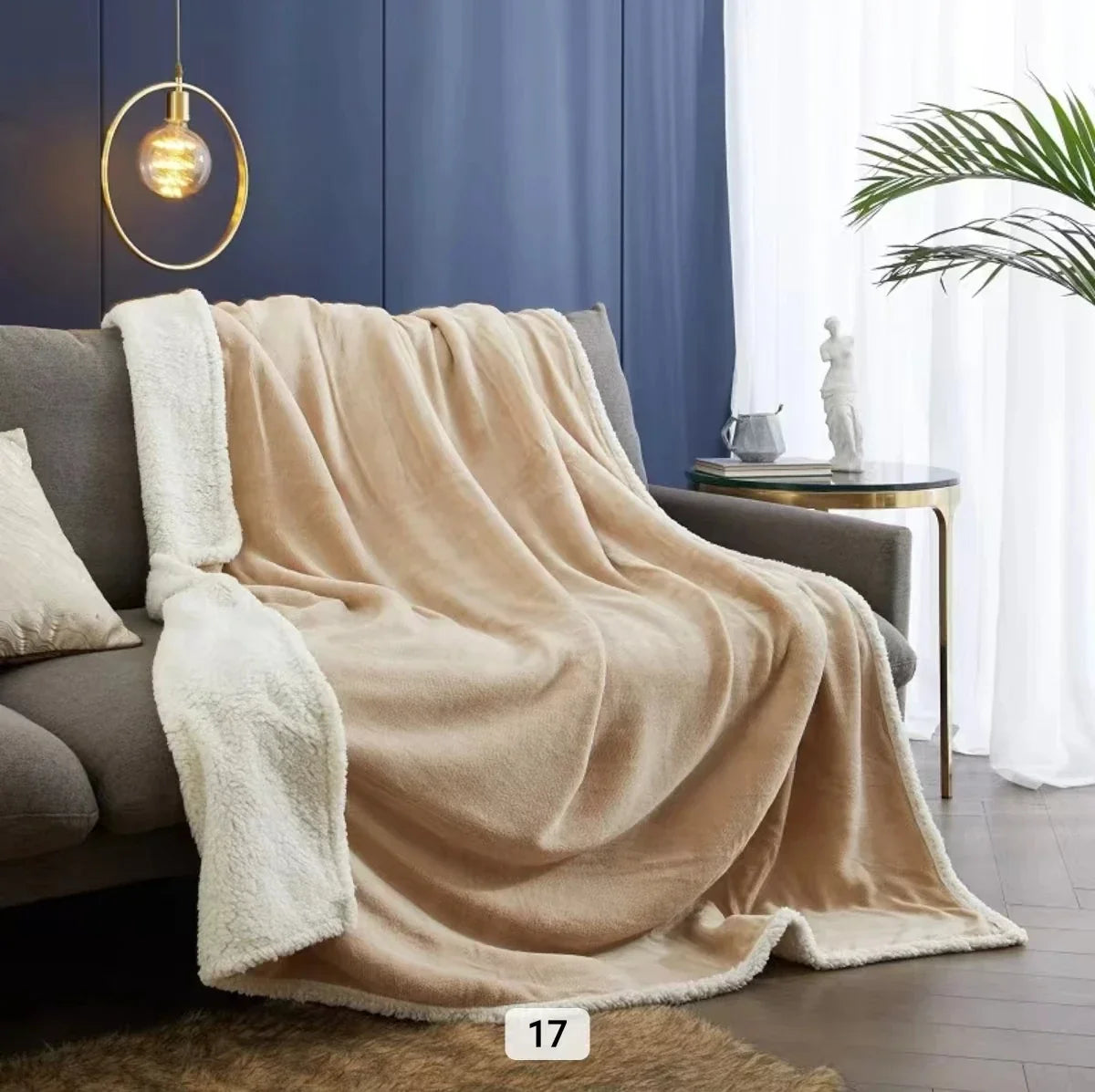 Jacquard Style Thickened Double Layer Winter Lamb Plush Blanket Pink Ghost Printed Quilt Flannel Sofa Cover Coral Velvet Blanket