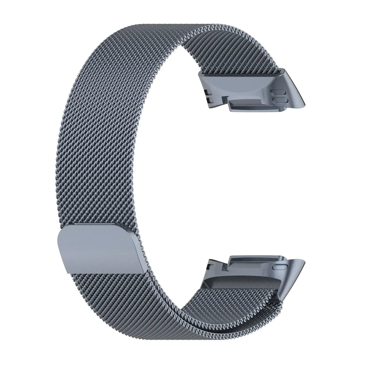 Fitbit Charge 5 & 6 Magnetic Milanese Mesh Band, Stainless Steel