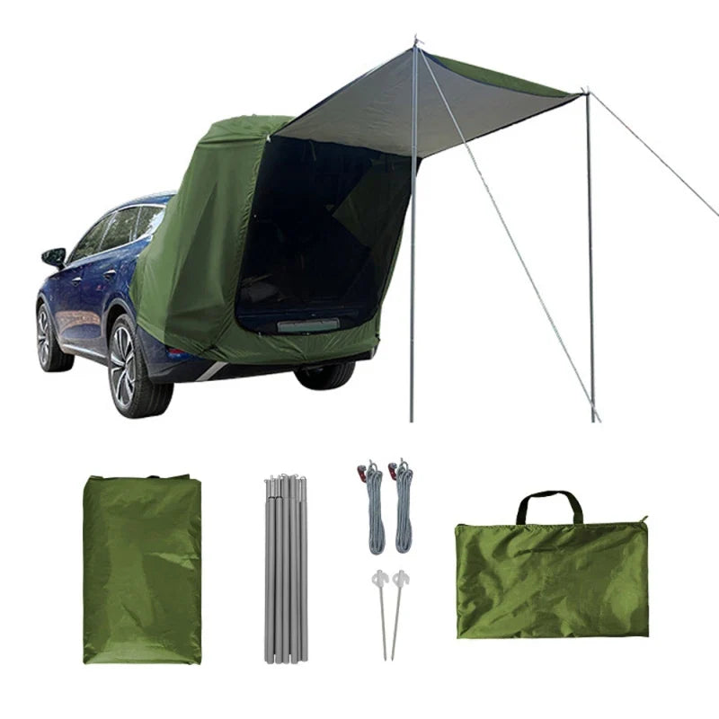 Pop-Up Car Trunk Tent with Sunshade