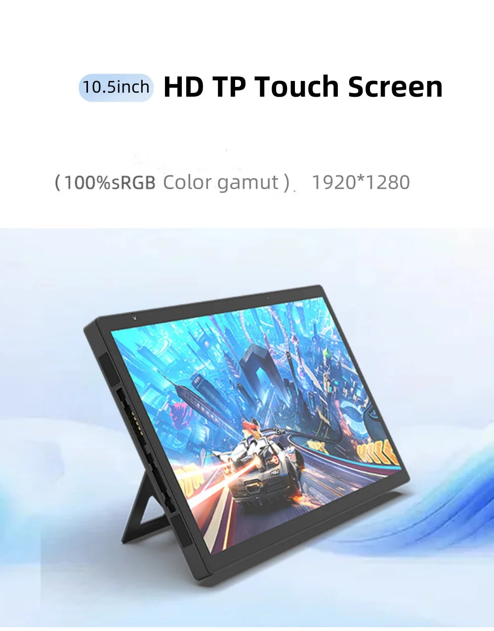 10.5" Handheld Gaming PC Intel N95 16GB RAM 512GB/1TB SSD Gaming PC Portable Mini Laptop with Detachable Gamepad Touch Screen PC