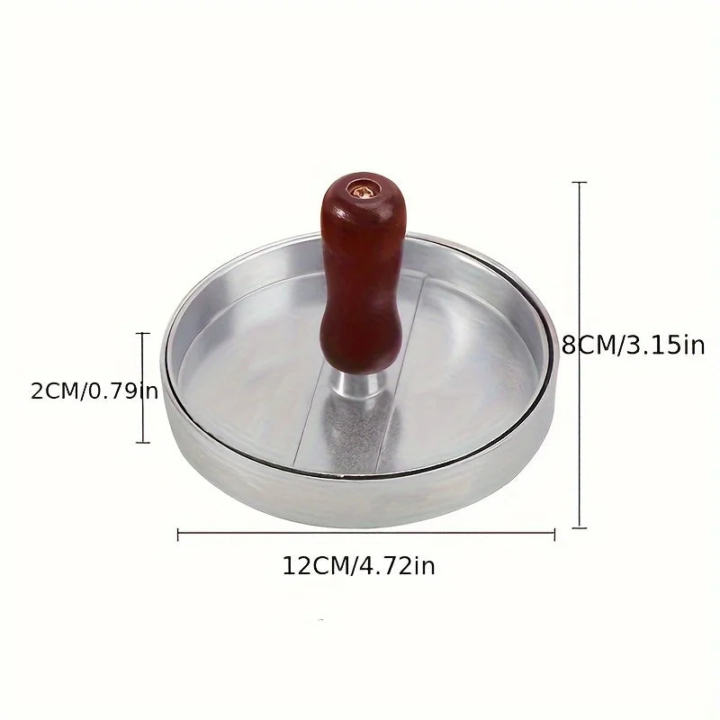 1PC Non-Stick Burger Press Patty Maker Metal Hamburger Mold for Beef