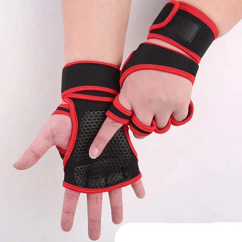 Training Sport Gloves Gym Hand Wrist Palm Protector Gloves
