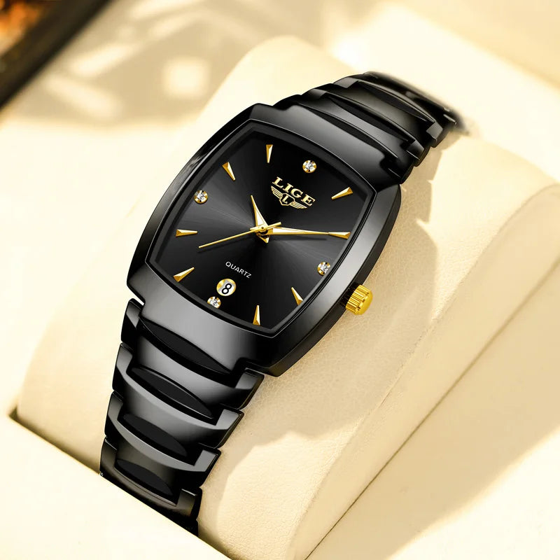 Women's Sculpted Bracelet Tonneau Quartz Watch