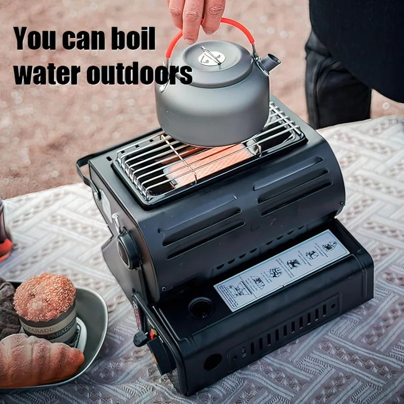 Multifunctional Gas Camping Stove Outdoor Heater Portable Hand Warmer For Survival Hiking Fishing Tent Caravan Emergency Heating