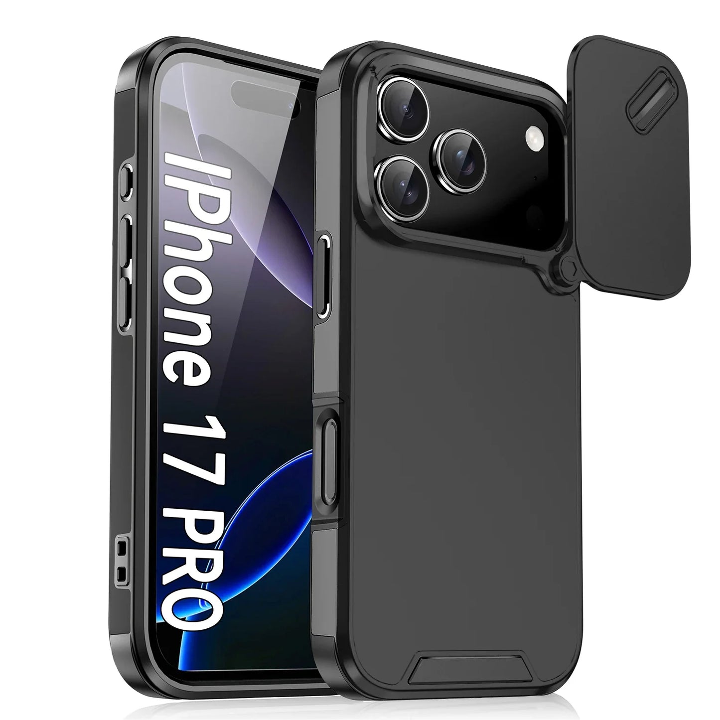 Anti-collision Shockproof Case For iPhone 17 Pro Max 17Air 17Pro 16E Cover Slide Camera Protective Cases For iPhone 17 Air Cover