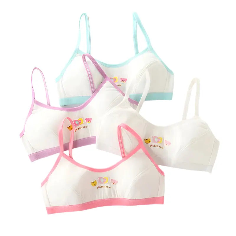 Soft Cotton Training Bras for Young Girls