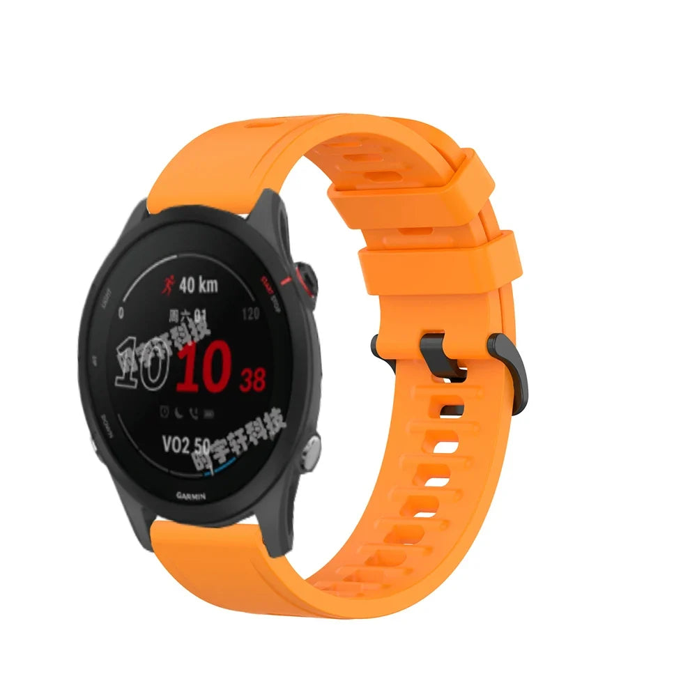 COROS PACE & APEX Silicone Sport Band with Black Buckle