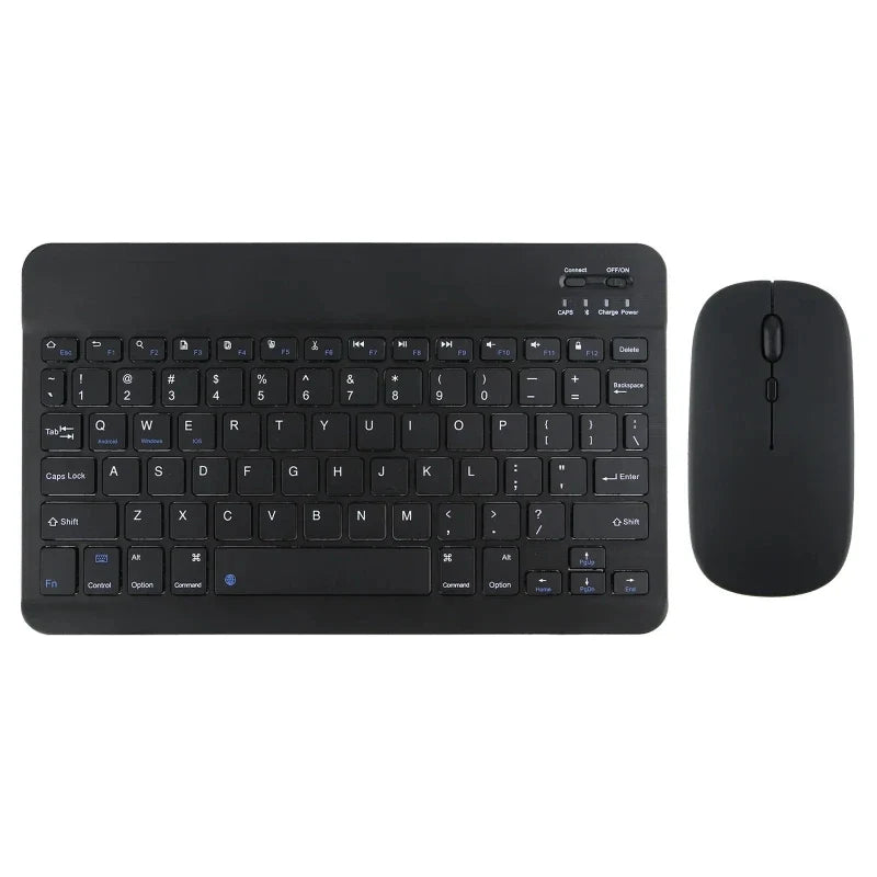 2026 New 10 inch For iPad Pro 11 Bluetooth Wireless Keyboard and Mouse English Hebrew For Android IOS Windows Phone Tablet