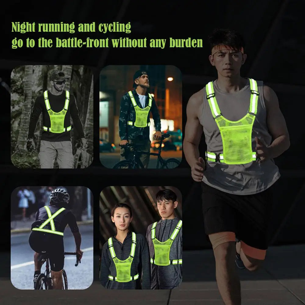 Chaleco reflectante NightSafe para deportes al aire libre