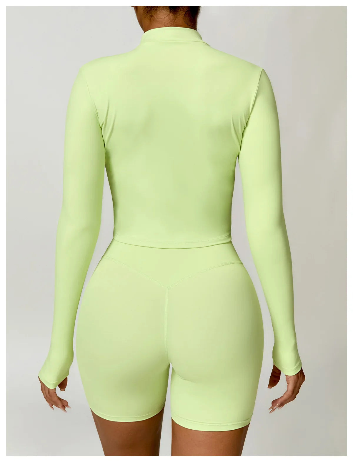 Chaqueta de mujer con cremallera completa y estilo deportivo