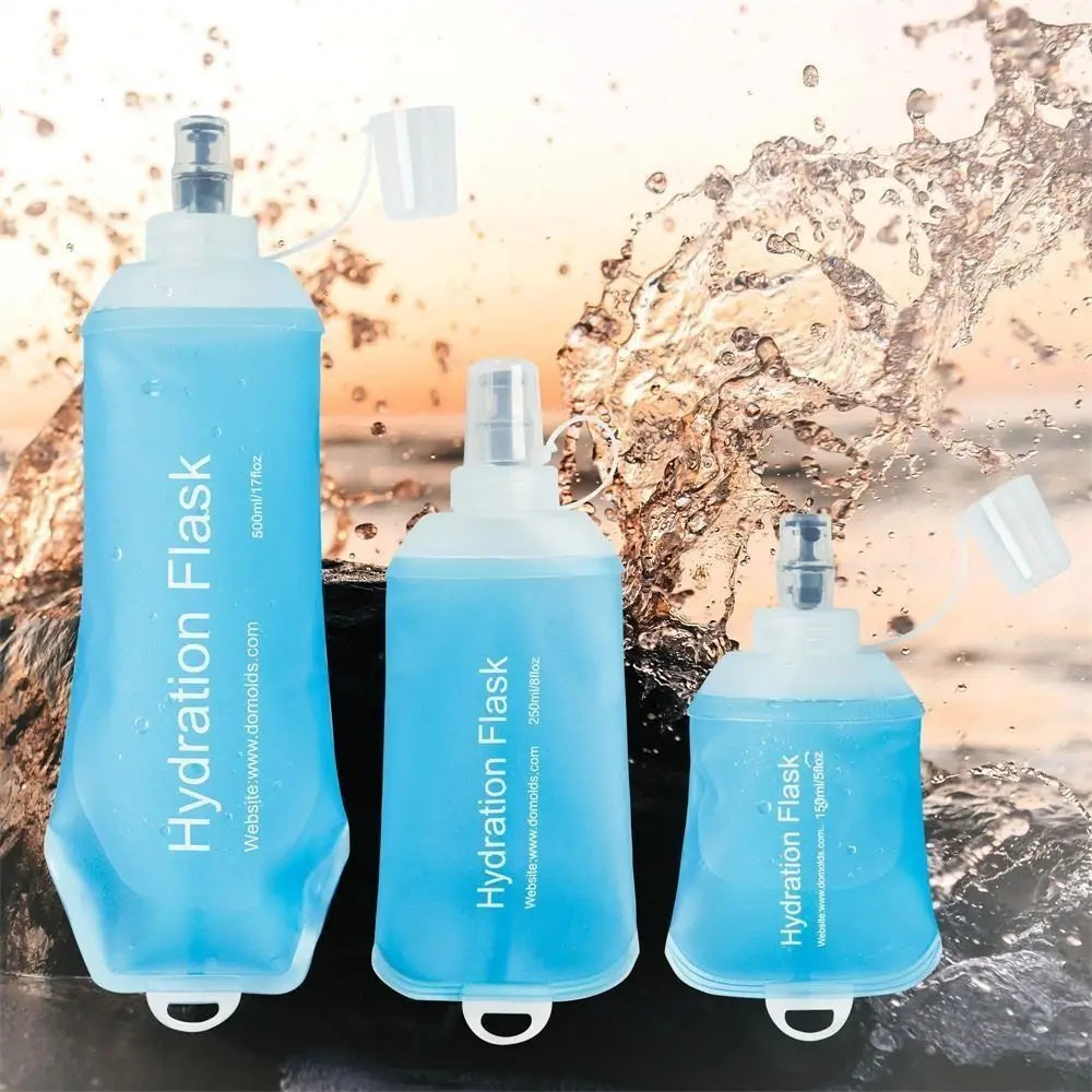 Cycling & Hiking Must Have  Compact  Collapsible Water Flask
