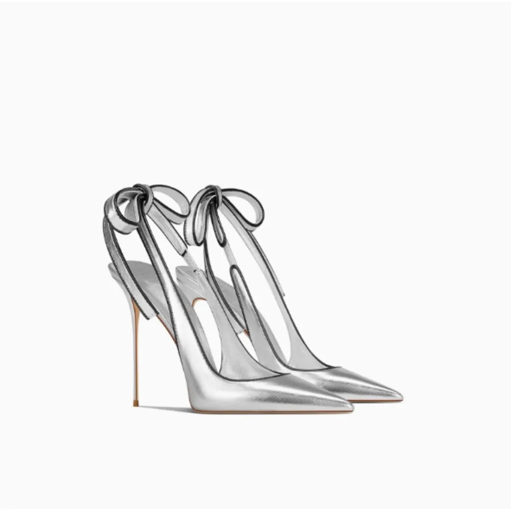 Elegant Beige Stiletto Heels 2025 Summer Women Shoes Pointed Toe Dress Party Sandals