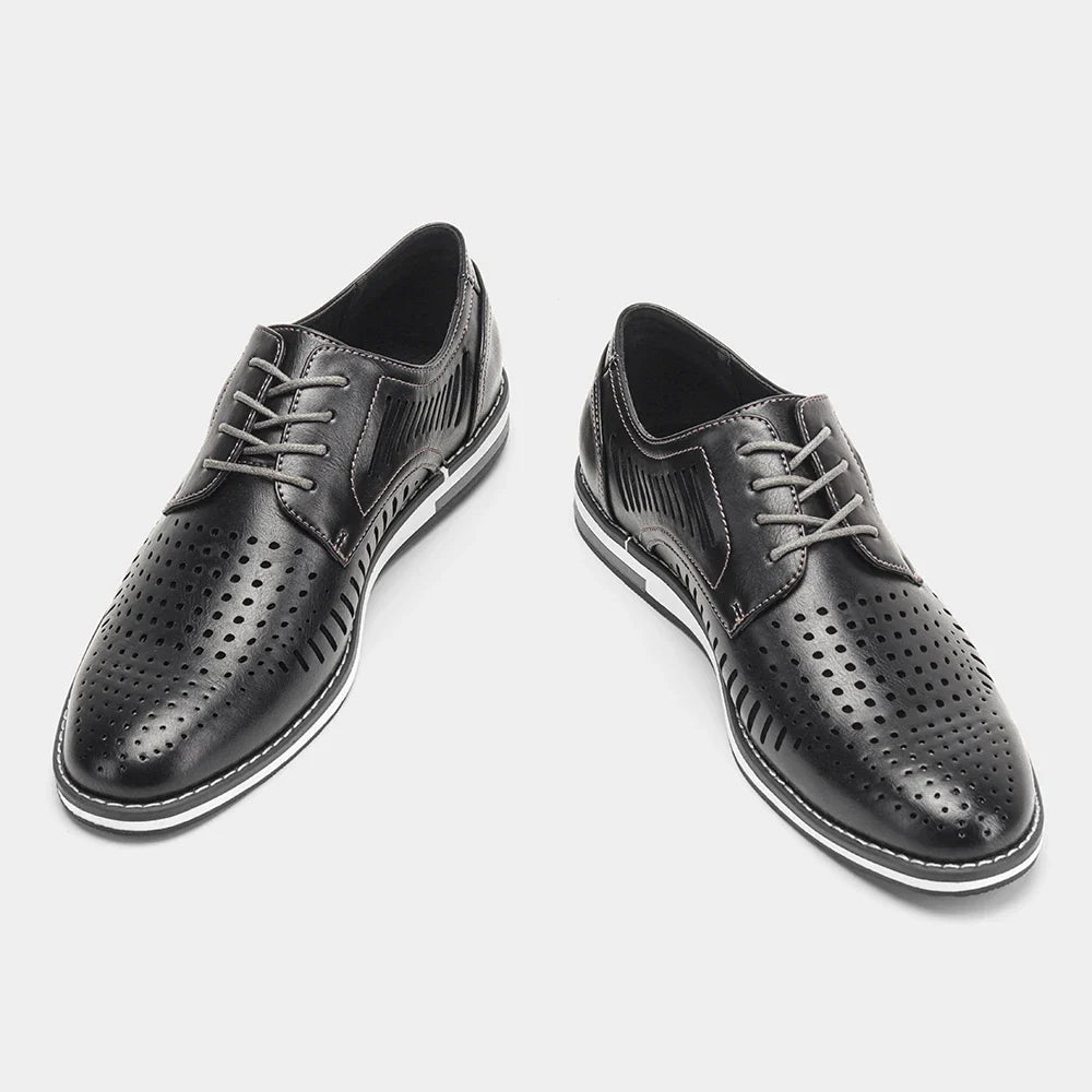 Leather loafer men fashion comfortable 2024 brand casual shoes men