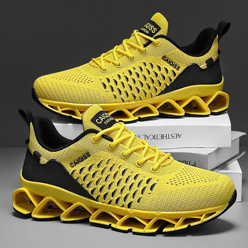 Casual Sneakers Mens Shock-absorb Running Shoes Lightweight Breathable Sports Shoes for Men 2026 New Trendy Gym Trainers for Man