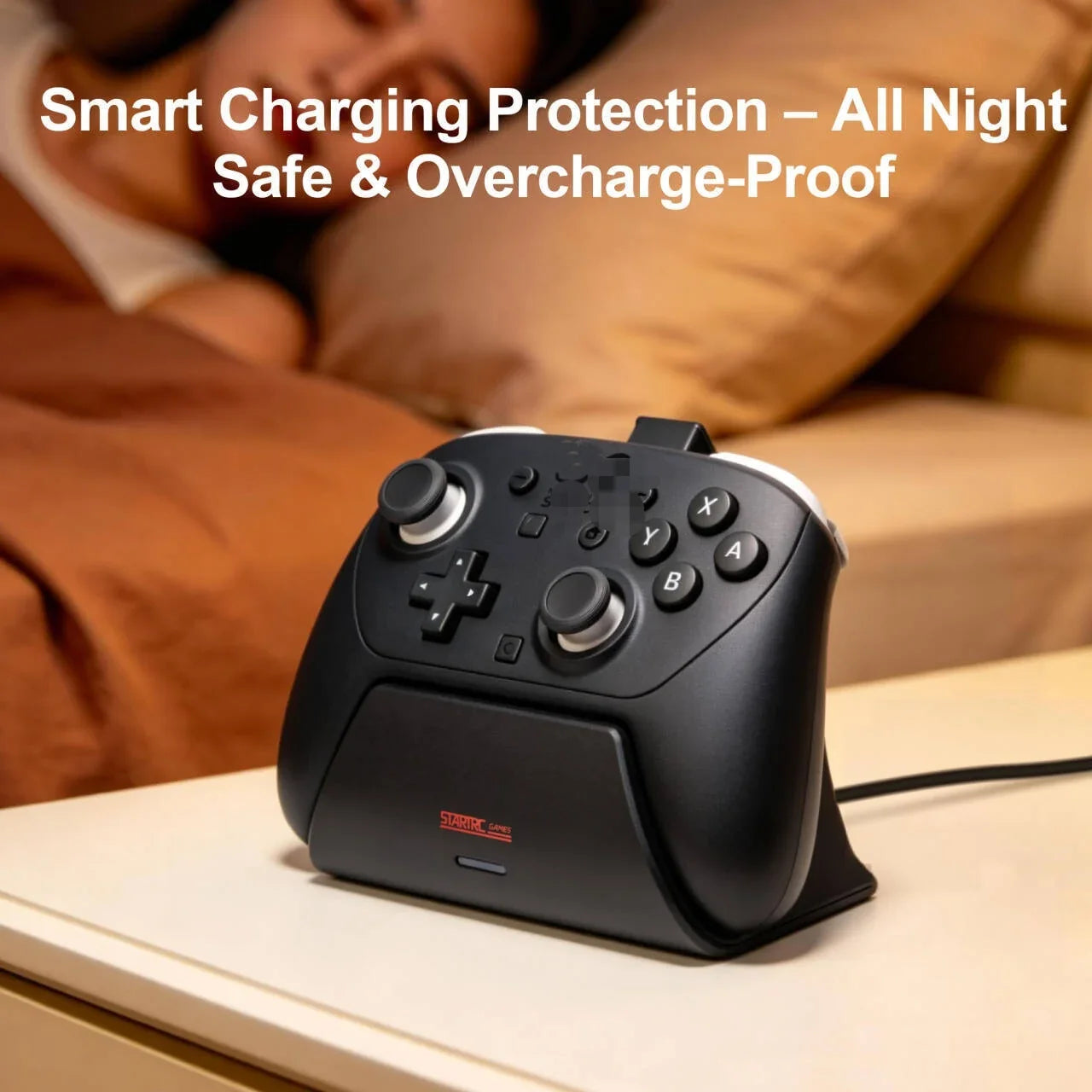 Charging Dock Station For Switch2 Pro Game Controller Fast Charger With Led Indicator Light For Nintendeo Switch 2 Accessory