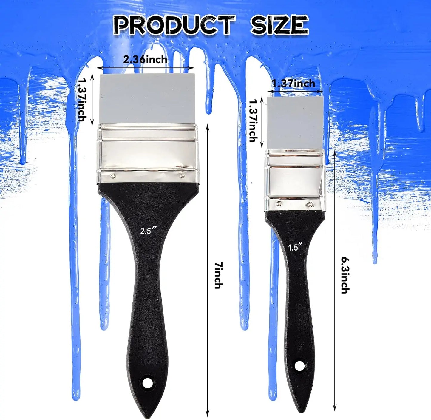 Silicone Painting Brush Set For Acrylic And Water Based Paint