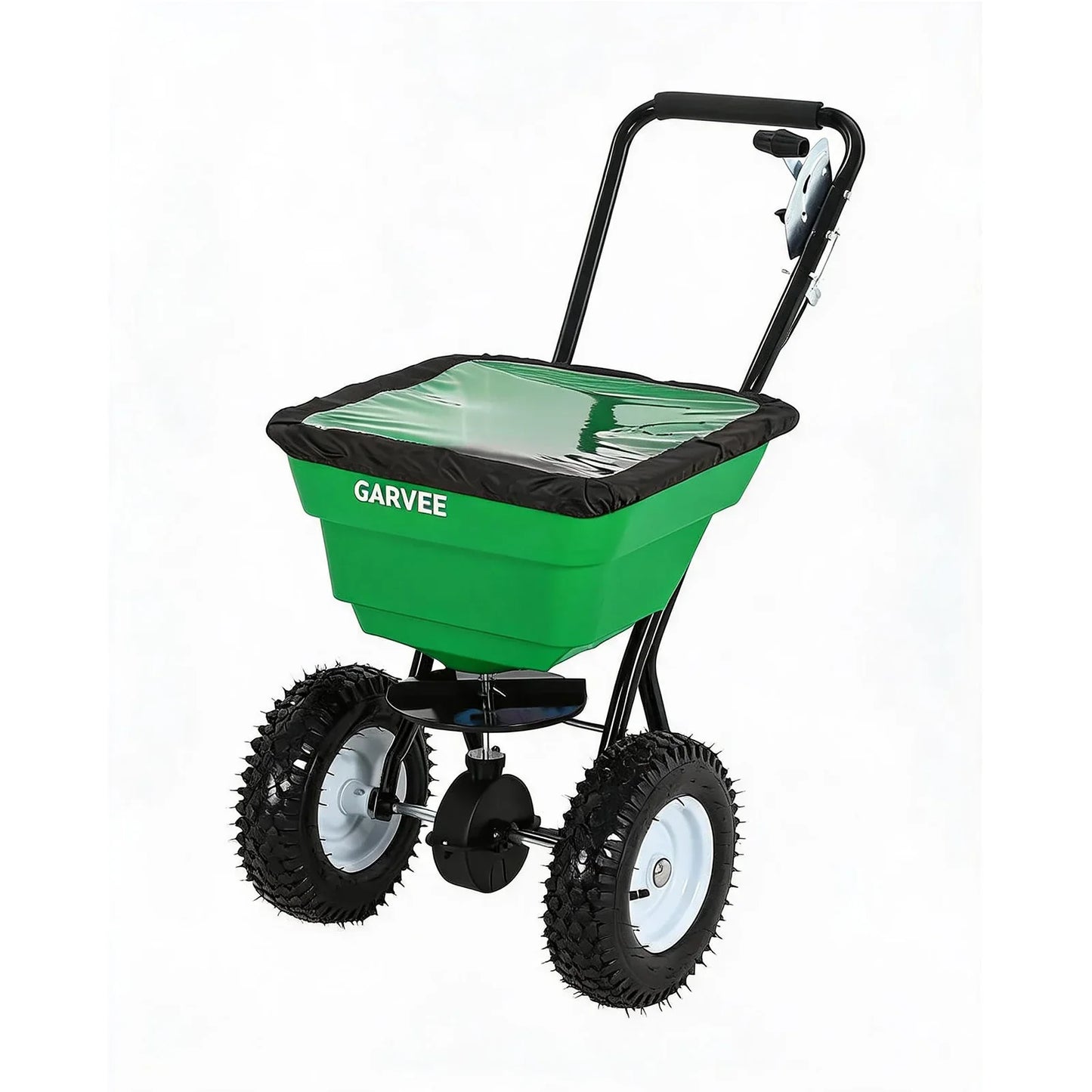 HiMISS Heavy Duty 80Lb Lawn Spreader Walk Behind Broadcast Spreader