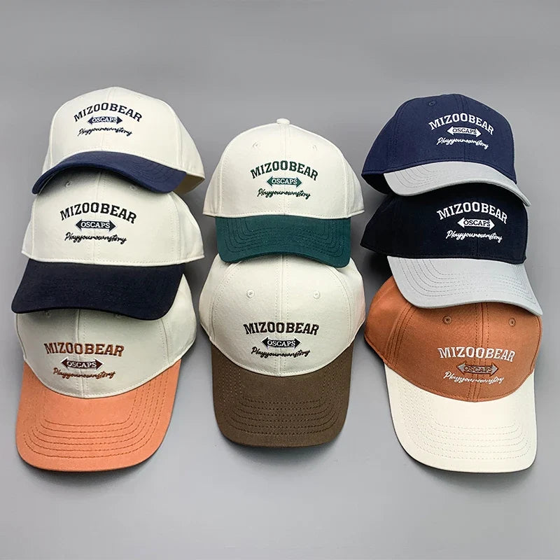Embroidered Letter Baseball Caps