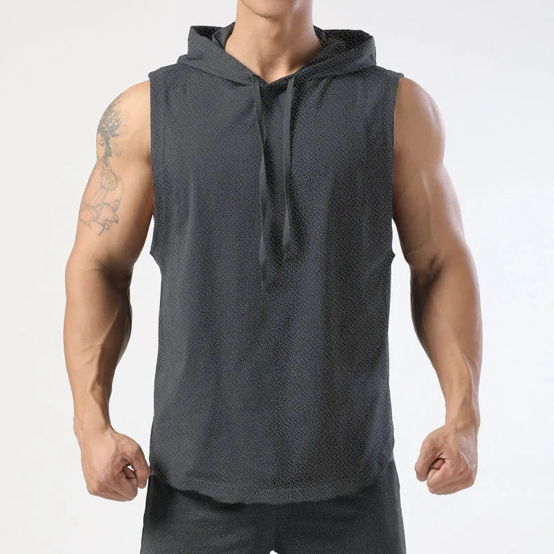 Sleevless Tees for Men Solid Colors