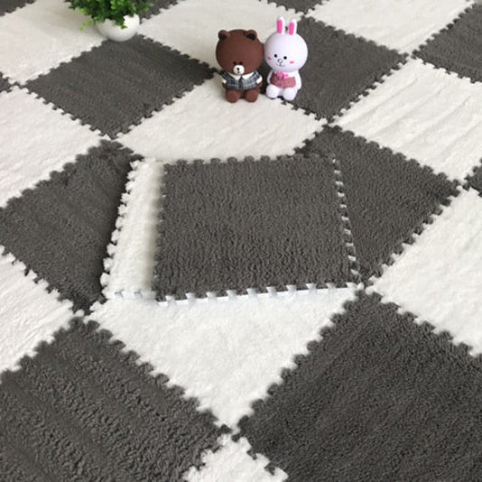 Baldosas de alfombra de felpa
