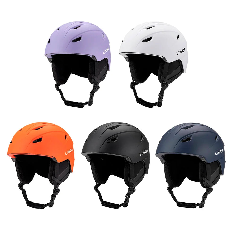 Lightweight Ski & Snowboard Helmet: Warm & Adjustable