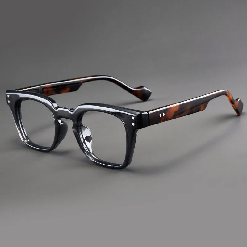 2025 New Square Reading Glasses Men Black Frame Presbyopia Eyeglasses Women Far Sight Optical Eyewear Diopters 0~+4.0 Spectacles