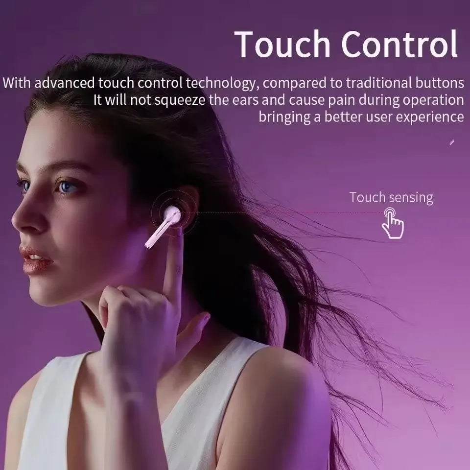 J18 Wireless Earphone Bluetooth Headset 9D Noise Reduction Gaming Headset With Microphone TWS Ear Buds Hands-free Earbuds New