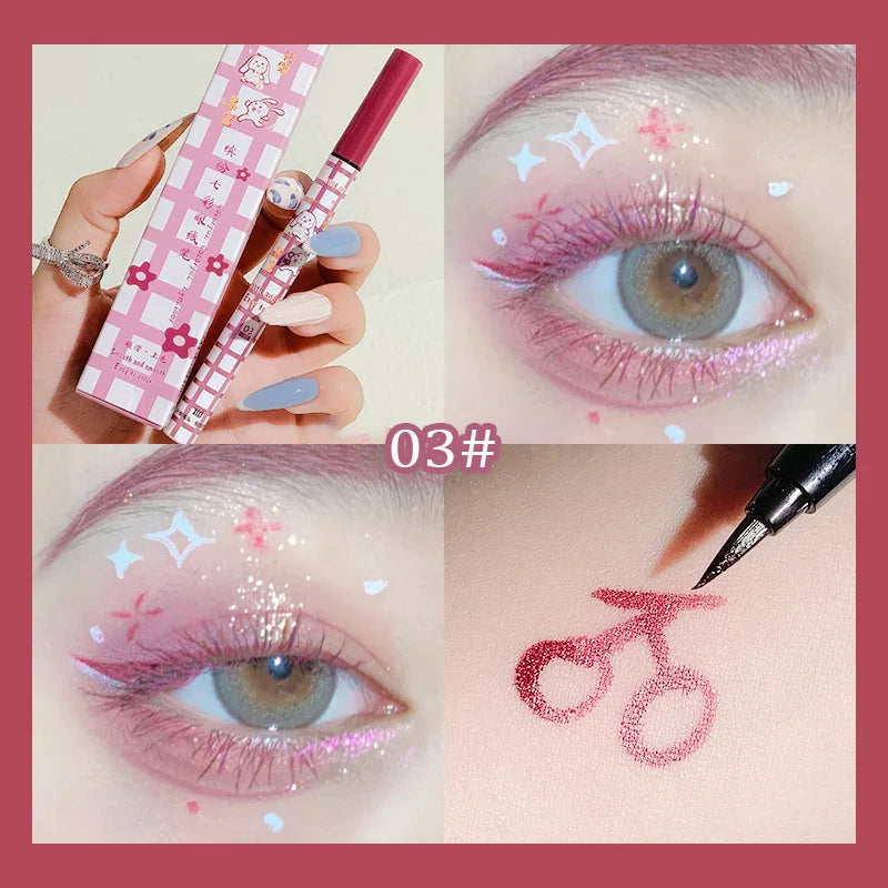 Delineador de Ojos Mate Liso y Colorido